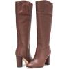 imageLauren Ralph Lauren womens Page II Burnished Leather Tall BootDark Mahogany