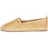 imageLauren Ralph Lauren Womens Cameryn Iii Metallic Straw EspadrilleModern GoldModern Gold