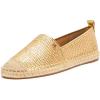 imageLauren Ralph Lauren Womens Cameryn Iii Metallic Straw EspadrilleModern GoldModern Gold