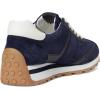 imageLauren Ralph Lauren Womens Dani Perforated Suede SneakerLrn NavyLrn NavySnw Wht