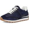 imageLauren Ralph Lauren Womens Dani Perforated Suede SneakerLrn NavyLrn NavySnw Wht