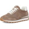 imageLauren Ralph Lauren Womens Dani Perforated Suede SneakerTaupe BrwnTaupe BrwnSnw Wht