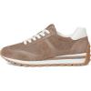 imageLauren Ralph Lauren Womens Dani Perforated Suede SneakerTaupe BrwnTaupe BrwnSnw Wht