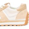 imageLauren Ralph Lauren Womens Dani Suede ampamp Leather SneakerSnw WhtSand DuneSand Dune