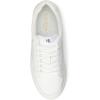 imageLauren Ralph Lauren Womens Hailey Leather ampamp Suede SneakerSnow WhiteClub House Cream