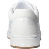 imageLauren Ralph Lauren Womens Hailey Leather ampamp Suede SneakerSnow WhiteClub House Cream