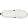 imageLauren Ralph Lauren Womens Janson Ii ColorBlocked Leather SneakersSnow WhiteBlackSand Dune