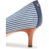 image:imageLauren Ralph Lauren Womens Adrienne Striped Canvas PumpRfnd NavyNaturalRfnd Navy