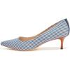 image:imageLauren Ralph Lauren Womens Adrienne Striped Canvas PumpRfnd NavyNaturalRfnd Navy