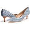 image:imageLauren Ralph Lauren Womens Adrienne Striped Canvas PumpRfnd NavyNaturalRfnd Navy
