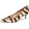 image:imageLauren Ralph Lauren Womens Adrienne ZebraPrint Canvas PumpsZebraDark Hickory