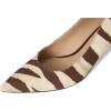image:imageLauren Ralph Lauren Womens Adrienne ZebraPrint Canvas PumpsZebraDark Hickory