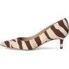 image:imageLauren Ralph Lauren Womens Adrienne ZebraPrint Canvas PumpsZebraDark Hickory