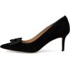 image:imageLauren Ralph Lauren Womens Lanette BowTrim Suede PumpsBlackBlack