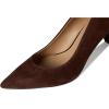image:imageLauren Ralph Lauren Womens Lanette Suede BlockHeel PumpDark Hickory