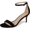 image:imageLauren Ralph Lauren womens Allie Midheel Suede SandalsBlack