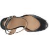 image:imageLauren Ralph Lauren womens Kyla Crocodileembossed Leather SandalsDark Pine