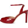 image:imageLauren Ralph Lauren womens Kyla Crocodileembossed Leather SandalsFestive Red
