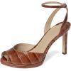 image:imageLauren Ralph Lauren womens Kyla Crocodileembossed Leather SandalsTobacco