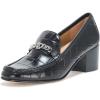 image:imageLauren Ralph Lauren Womens Winslet CrocodileEmbossed Leather PumpBlack