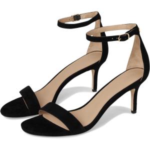 image:imageLauren Ralph Lauren womens Allie Midheel Suede SandalsBlack