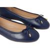 image:imageLauren Ralph Lauren Womens Jayna Nappa Leather FlatRefined Navy