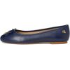 image:imageLauren Ralph Lauren Womens Jayna Nappa Leather FlatRefined Navy