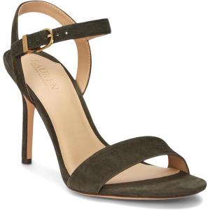 image:imageLauren Ralph Lauren womens Gwen Suede SandalsDark Olive
