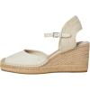 image:imageLauren Ralph Lauren Womens Robby Canvas amp Jute EspadrilleSoft WhiteSoft WhiteNatural