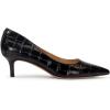 image:imageLauren Ralph Lauren Womens Adrienne CrocodileEmbossed Leather PumpsBlack
