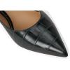 image:imageLauren Ralph Lauren Womens Adrienne CrocodileEmbossed Leather PumpsDark Pine