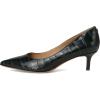 image:imageLauren Ralph Lauren Womens Adrienne CrocodileEmbossed Leather PumpsDark Pine