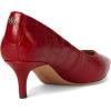 image:imageLauren Ralph Lauren Womens Adrienne CrocodileEmbossed Leather PumpsFestive Red