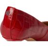 image:imageLauren Ralph Lauren Womens Adrienne CrocodileEmbossed Leather PumpsFestive Red