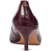 image:imageLauren Ralph Lauren Womens Adrienne CrocodileEmbossed Leather PumpsPinot Noir