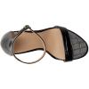 image:imageLauren Ralph Lauren Womens Allie CrocodileEmbossed Leather Sandals HeeledBlack