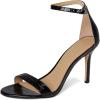 image:imageLauren Ralph Lauren Womens Allie CrocodileEmbossed Leather Sandals HeeledBlack