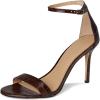 image:imageLauren Ralph Lauren Womens Allie CrocodileEmbossed Leather Sandals HeeledDark Hickory