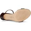 image:imageLauren Ralph Lauren Womens Allie CrocodileEmbossed Leather Sandals HeeledDark Hickory
