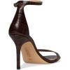 image:imageLauren Ralph Lauren Womens Allie CrocodileEmbossed Leather Sandals HeeledDark Hickory