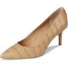 image:imageLauren Ralph Lauren Womens Lanette Crocodile Embossed Leather PumpsDark Sand Dune