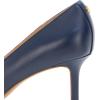 image:imageLauren Ralph Lauren Womens Lanette TwoTone Nappa Leather PumpRefined NavyModern Gold