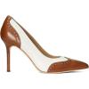image:imageLauren Ralph Lauren Womens Lynden Nappa amp Burnished Leather PumpDeep Saddle Tan