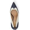 image:imageLauren Ralph Lauren Womens Lynden Nappa amp Burnished Leather PumpFrench Navy