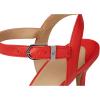 image:imageLauren Ralph Lauren womens Gwen Nappa Leather SandalsBright Vermilion