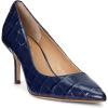 image:imageLauren Ralph Lauren Womens Lanette Crocodile Embossed Leather PumpsRefined Navy