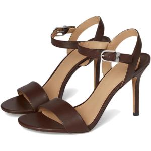 image:imageLauren Ralph Lauren womens Gwen Nappa Leather SandalsDark Hickory