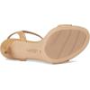 image:imageLauren Ralph Lauren womens Gwen Crinkle Patent Leather SandalsBuff