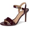 image:imageLauren Ralph Lauren womens Gwen Crinkle Patent Leather SandalsDark Garnet