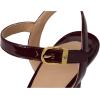 image:imageLauren Ralph Lauren womens Gwen Crinkle Patent Leather SandalsDark Garnet